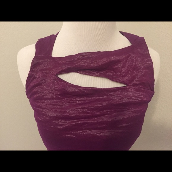 Yigal Azrouel Purple Taffeta Dress - Picture 6 of 7